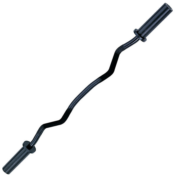 Body Solid Tools 47" OB47B Black Olympic Ez Curl Bar