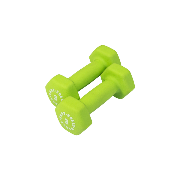 Body Solid Tools BSTND Neoprene Dumbbells