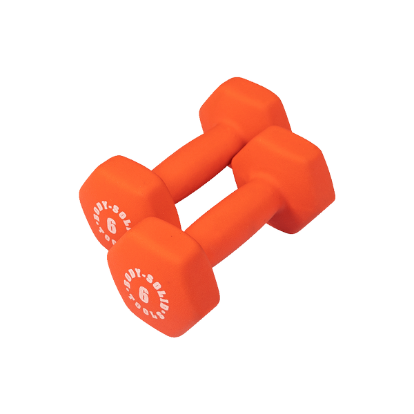 Body Solid Tools BSTND Neoprene Dumbbells