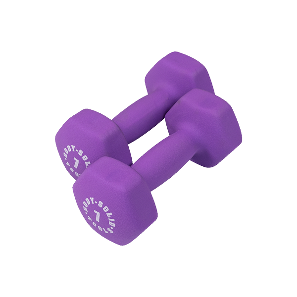 Body Solid Tools BSTND Neoprene Dumbbells