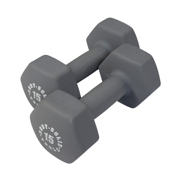 Body Solid Tools BSTND Neoprene Dumbbells