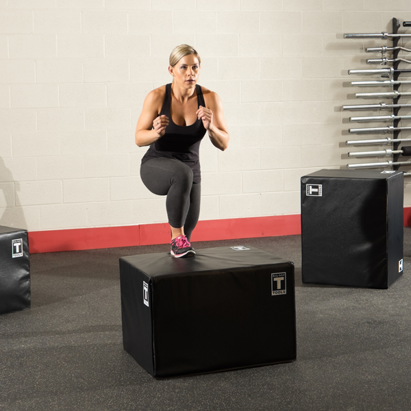 Body Solid Tools BSTSPBOX Soft-Sided Plyo Box