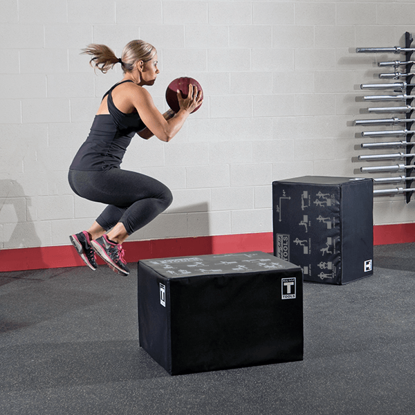 Body Solid Tools BSTSPBOX Soft-Sided Plyo Box