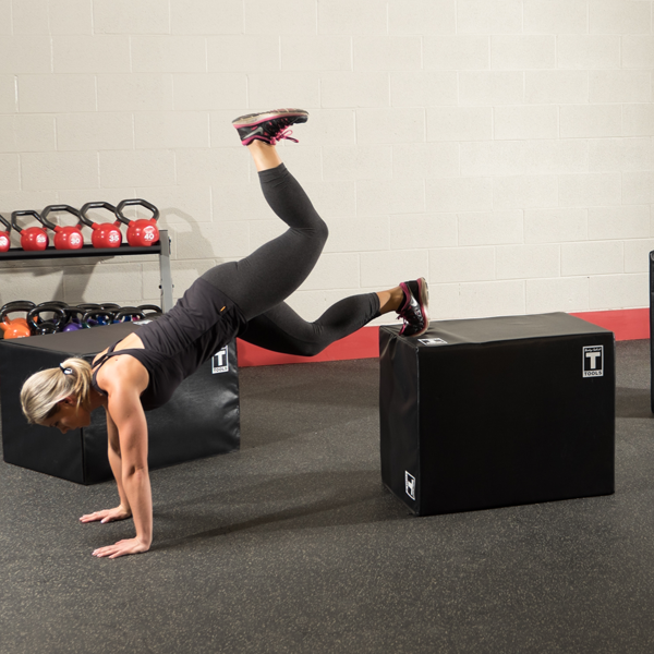 Body Solid Tools BSTSPBOX Soft-Sided Plyo Box