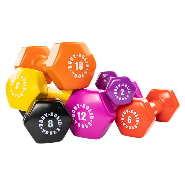 Body Solid Tools BSTVD Vinyl Dumbbells