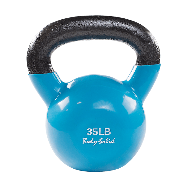 Body Solid Tools KBV Vinyl Coated Kettlebells