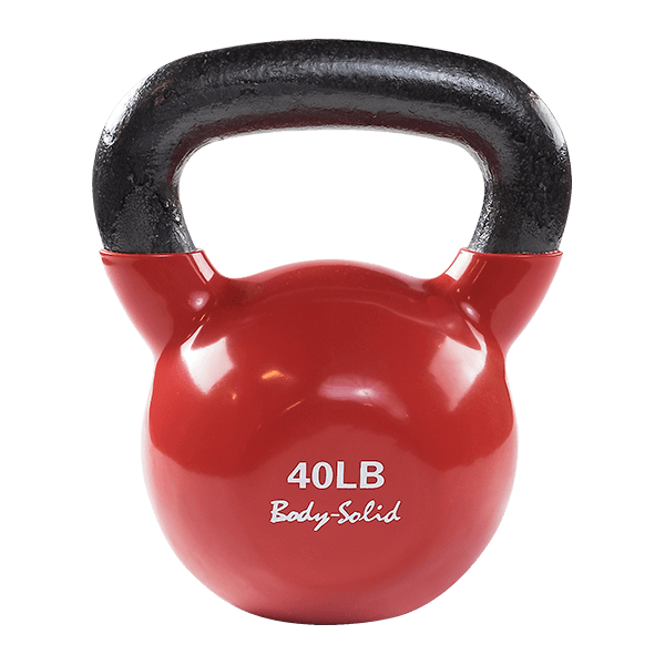 Body Solid Tools KBV Vinyl Coated Kettlebells