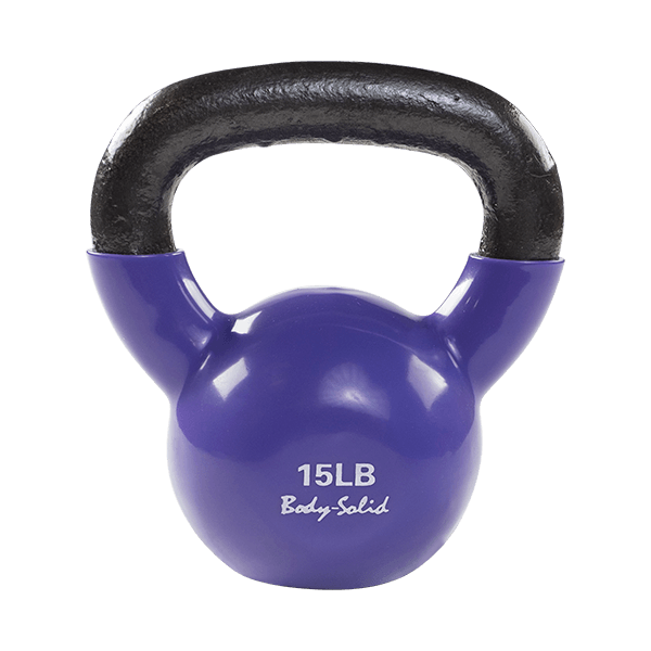 Body Solid Tools KBV Vinyl Coated Kettlebells