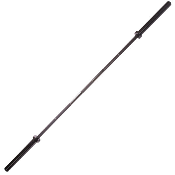 Body Solid Tools OB864STAR 7' Black 4-star Olympic Power Bar