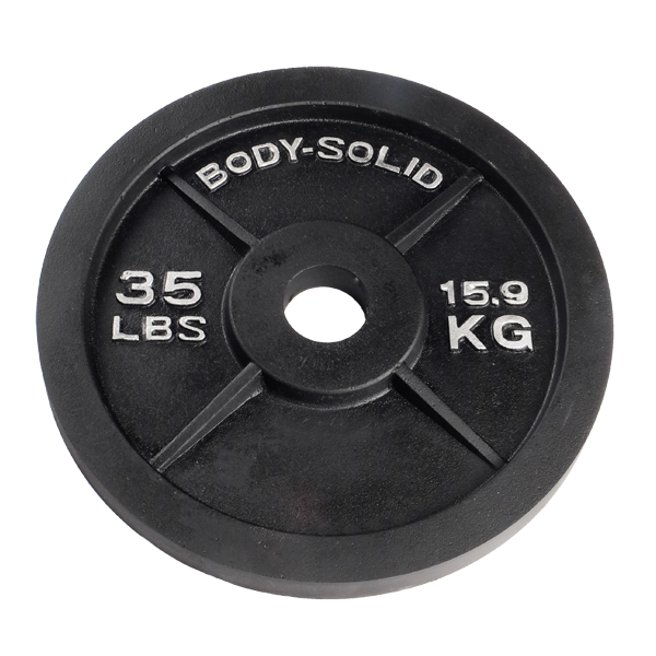 Body Solid Tools OPB Cast Iron Olympic Weight Plates