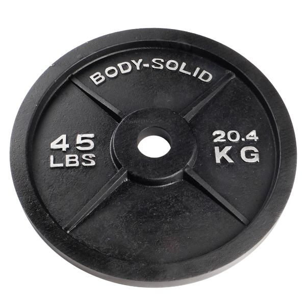 Body Solid Tools OPB Cast Iron Olympic Weight Plates