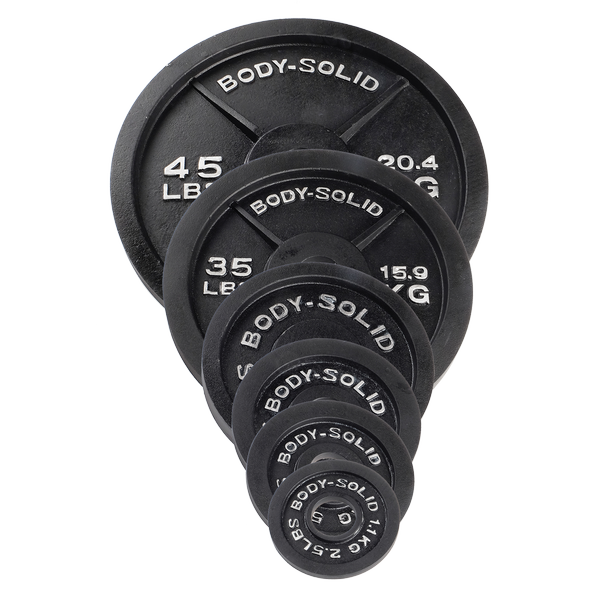 Body Solid Tools OPB Cast Iron Olympic Weight Plates