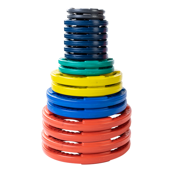 Body Solid Tools ORCT Colored Rubber Grip Plate Set