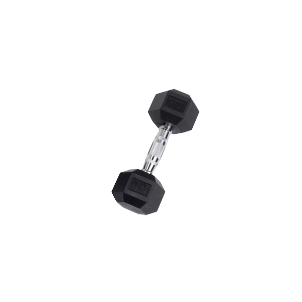 Body Solid Tools SDR Rubber Hex Dumbbells