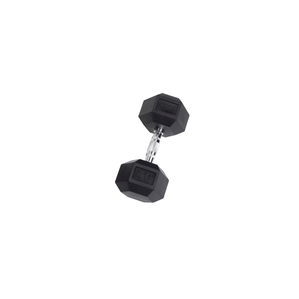 Body Solid Tools SDR Rubber Hex Dumbbells