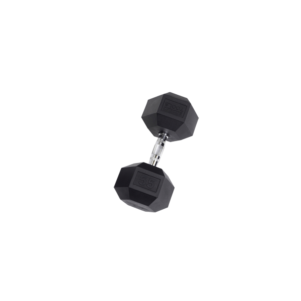 Body Solid Tools SDR Rubber Hex Dumbbells