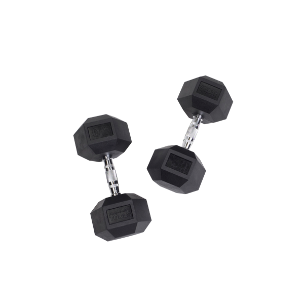 Body Solid Tools SDR Rubber Hex Dumbbells