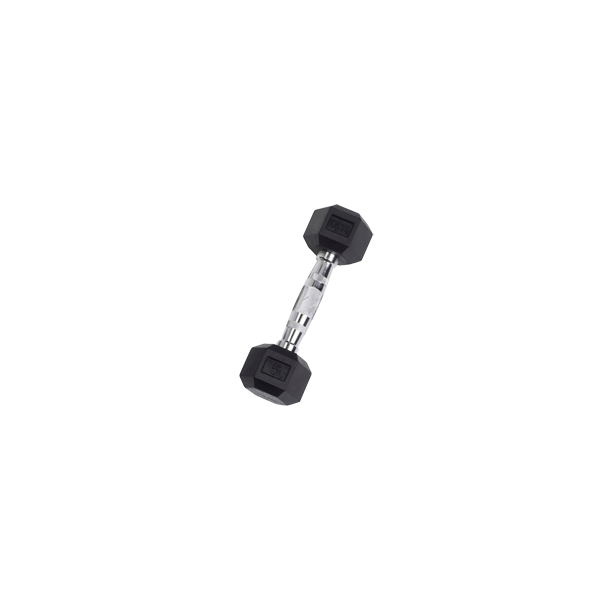 Body Solid Tools SDR Rubber Hex Dumbbells