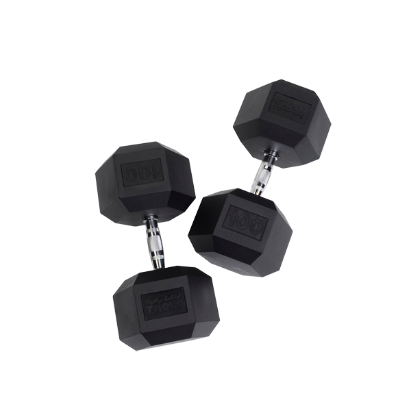 Body Solid Tools SDR Rubber Hex Dumbbells