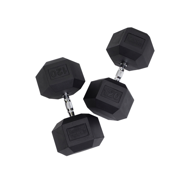 Body Solid Tools SDR Rubber Hex Dumbbells