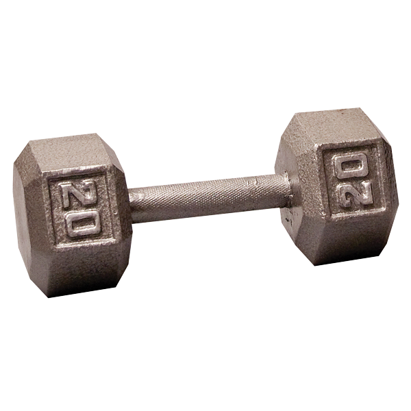 Body Solid Tools SDX Cast Iron Hex Dumbbells