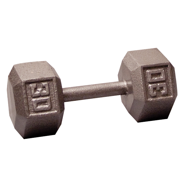 Body Solid Tools SDX Cast Iron Hex Dumbbells