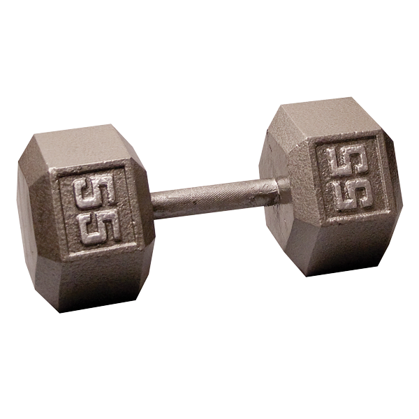 Body Solid Tools SDX Cast Iron Hex Dumbbells