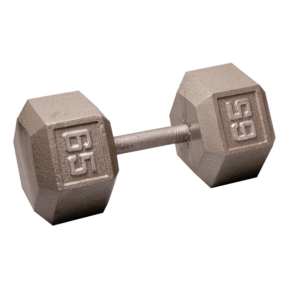 Body Solid Tools SDX Cast Iron Hex Dumbbells