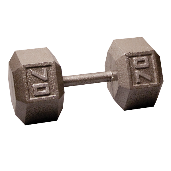 Body Solid Tools SDX Cast Iron Hex Dumbbells