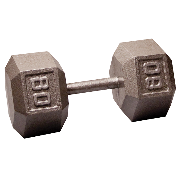 Body Solid Tools SDX Cast Iron Hex Dumbbells