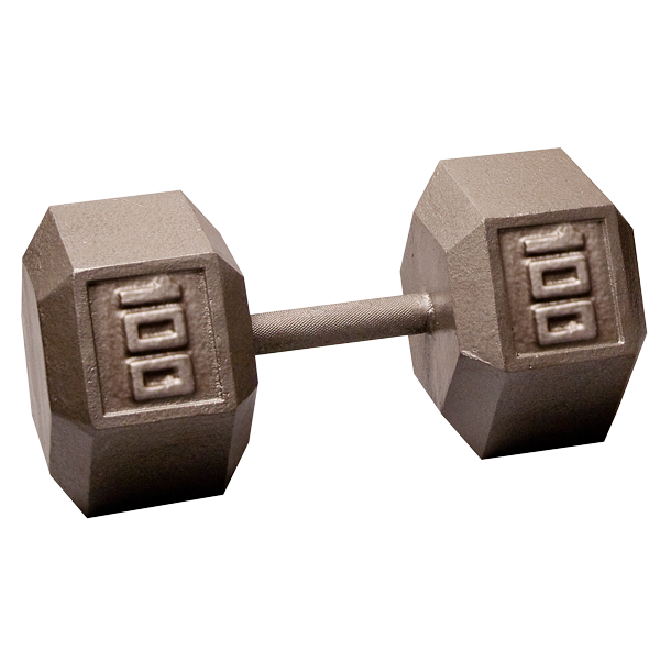 Body Solid Tools SDX Cast Iron Hex Dumbbells