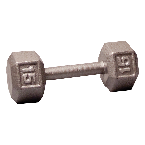 Body Solid Tools SDX Cast Iron Hex Dumbbells