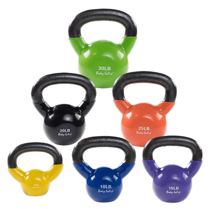 Body-Solid KBVS Vinyl Coated Kettlebell Sets