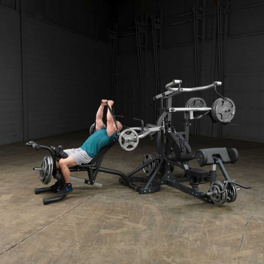 Body Solid SBL460P4 Free-Weight Leverage Home Gym