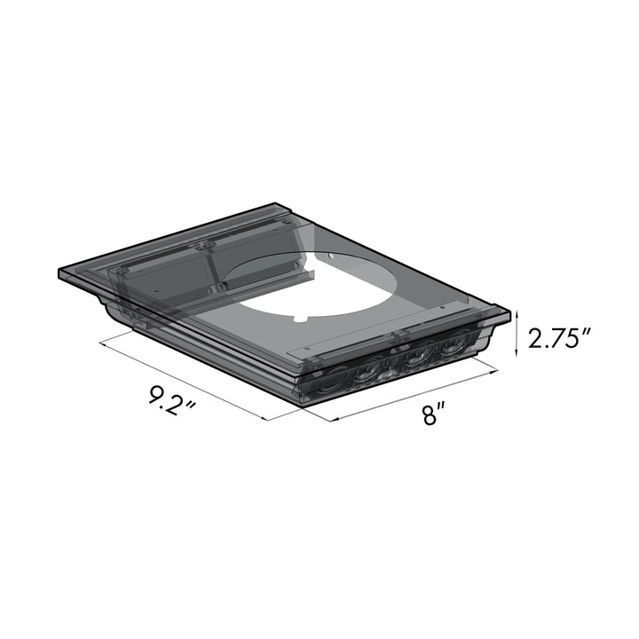 42" ZLINE CrownSound™Ducted Vent Wall Mount Range Hood in Stainless Steel with Built-in Bluetooth Speakers (KBCRN-BT-42)