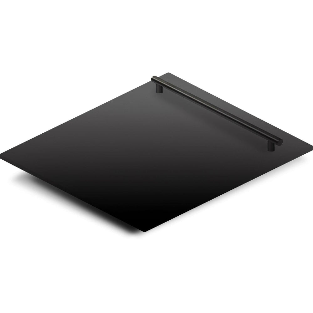 ZLINE 24 in. Top Control Dishwasher with Black Stainless Steel Panel and Modern Style Handle, 52dBa (DW-BS-H-24)