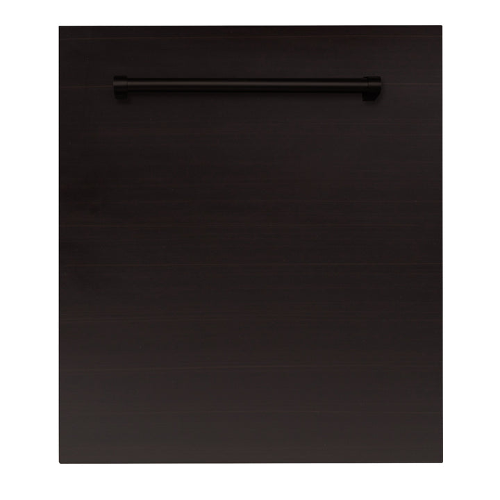 ZLINE 24 in. Dishwasher Panel in Oil Rubbed Bronze with Traditional Handle (DP-ORB-H-24)