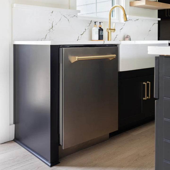 ZLINE Autograph Edition 24" Monument Series 3rd Rack Top Touch Control Tall Tub Satin Stainless Steel Dishwasher