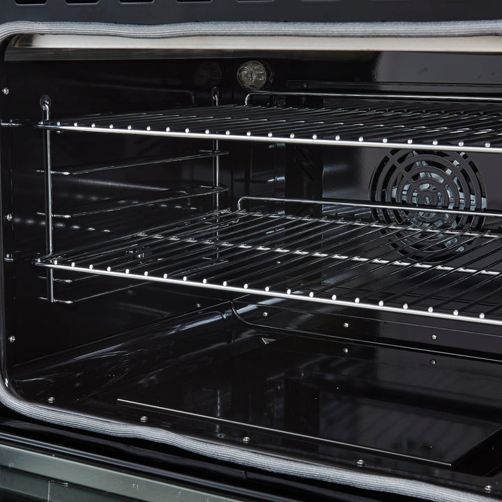 Forno Paolo 48 Inch Freestanding Electric Range, Stainless Steel, 6.7 cu.ft, True Convection Oven, Energy Efficient