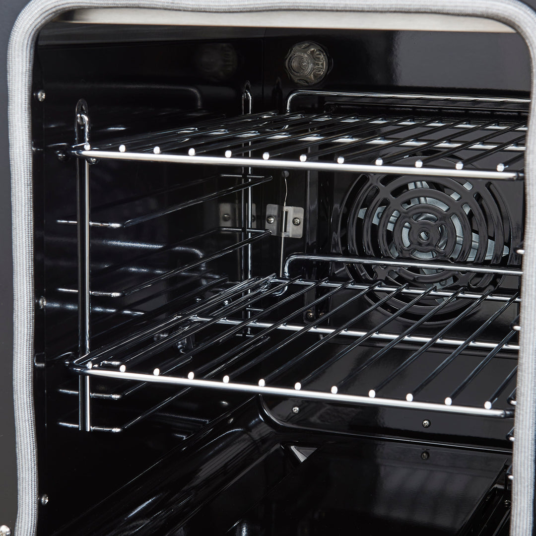 Forno Paolo 48 Inch Freestanding Electric Range, Stainless Steel, 6.7 cu.ft, True Convection Oven, Energy Efficient