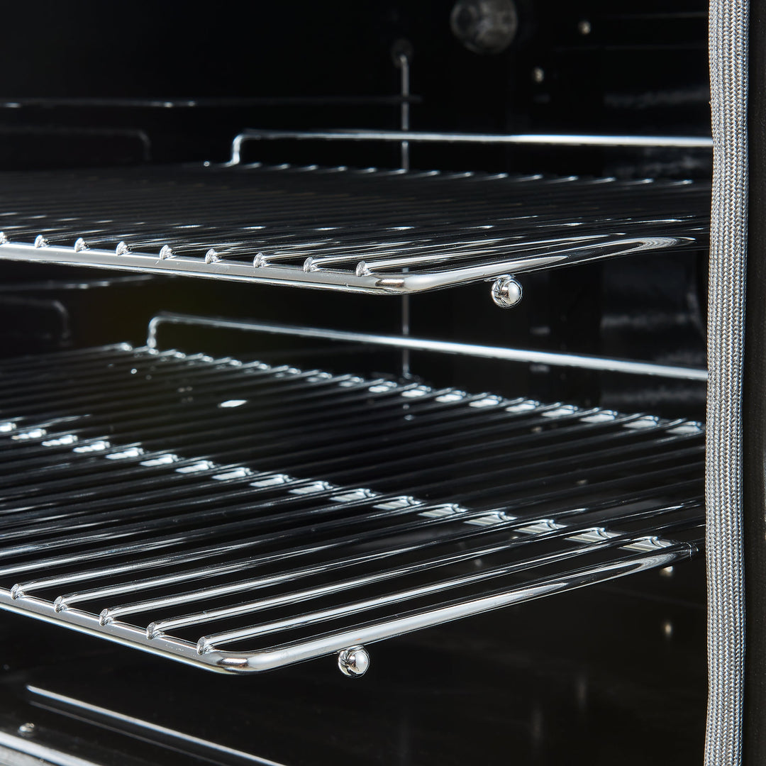 Forno Paolo 30-Inch Freestanding Electric Range, White, 4.38 cu.ft, True Convection Oven, Energy Efficient
