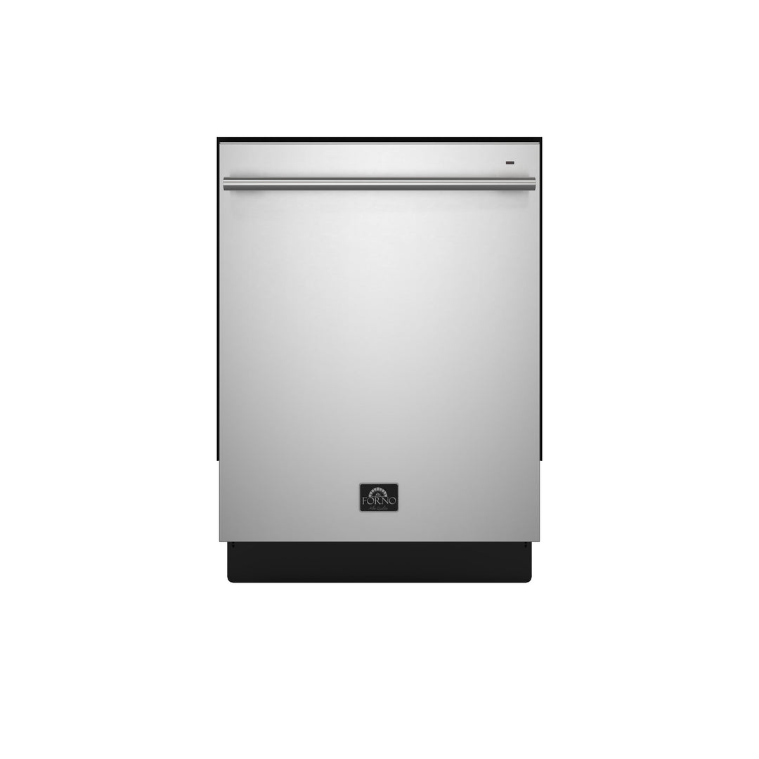 Forno Romano 24-Inch Built-In Dishwasher, Stainless Steel Finish, Stainless Steel Tub, 49 dBA, Energy Star Certified