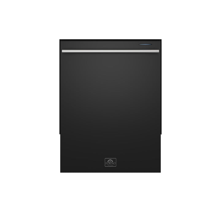 Forno Pozzo 24-Inch Built-In Tall Tub Top Control Dishwasher, Black, 49 dBA, Soil-Sensing Capable, ENERGY STAR