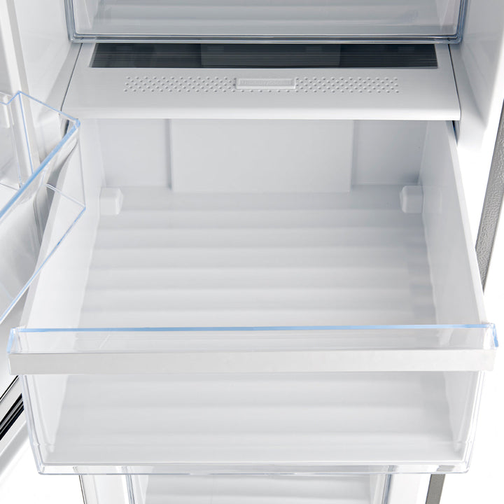 Forno Guardia 24-Inch Bottom Freezer Refrigerator, Left Swing, 10.8 cu.ft, ENERGY STAR Certified