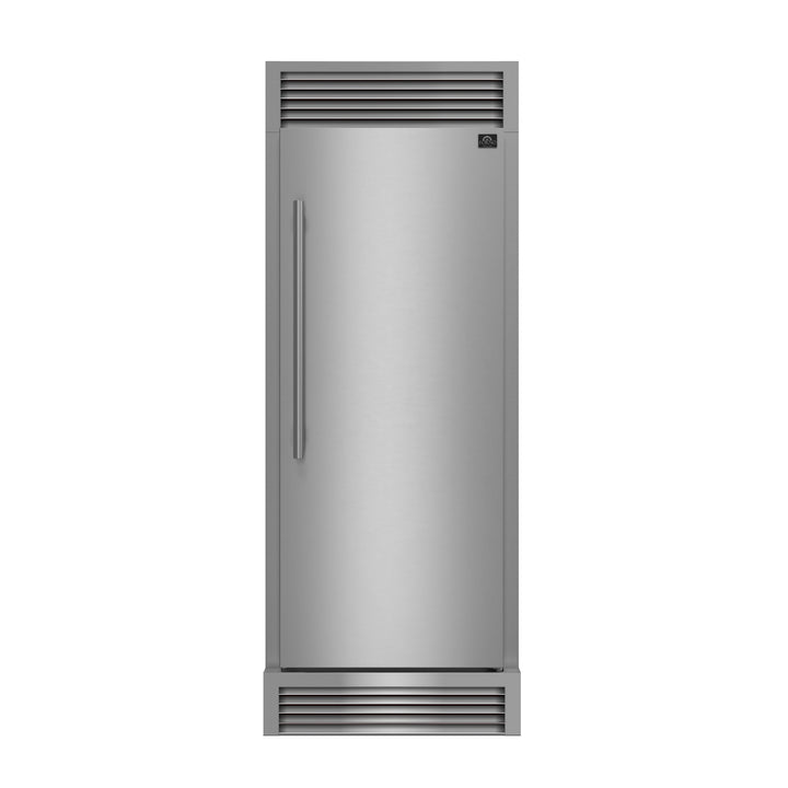 Forno Maderno 28-Inch Built-In Convertible Refrigerator, 13.6 cu.ft, Right Swing, Decorative Grill, ENERGY STAR Certified