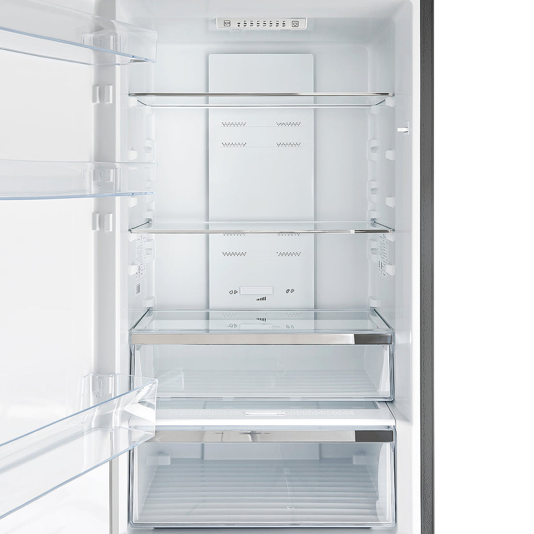 Forno Guardia 24-Inch Bottom Freezer Refrigerator, Left Swing, 10.8 cu.ft, ENERGY STAR Certified