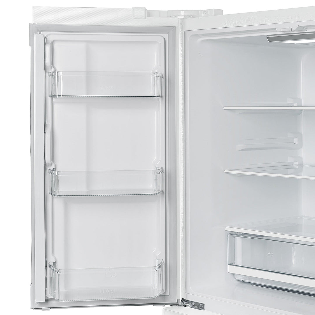 Forno Moena Espresso 36-Inch White French Door Refrigerator, 19.2 Cu. Ft., Frost-Free, Automatic Ice Maker, ENERGY STAR Certified