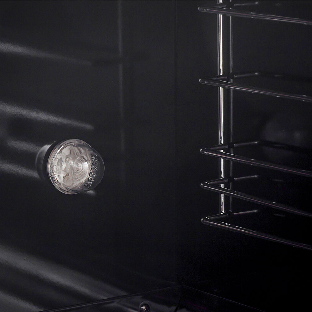 Marco 30-inch Gas Range Black &amp; Antique Brass Design, 4 Burners 37,000 BTU, 4.32 cu.ft. Convection Oven