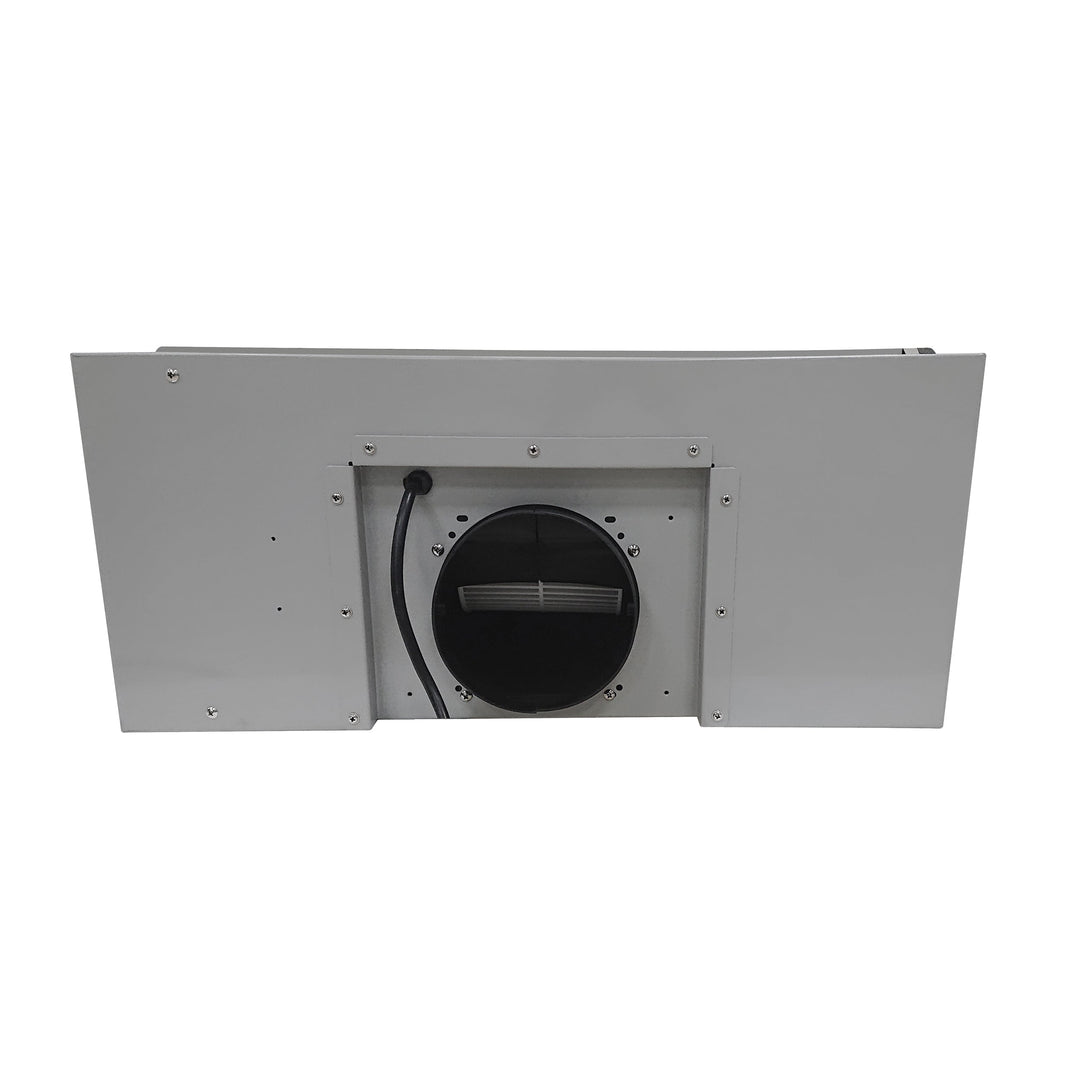 Forno Frassanito 36-Inch Recessed Range Hood, 450 CFM, Stainless Steel Baffle Filters, LED Lighting