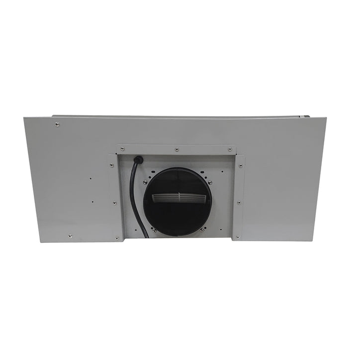 Forno Frassanito 36-Inch Recessed Range Hood, 450 CFM, Stainless Steel Baffle Filters, LED Lighting